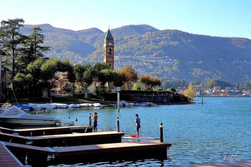 Tresa Bay House - Lugano Lake Lavena Ponte Tresa Esterno foto